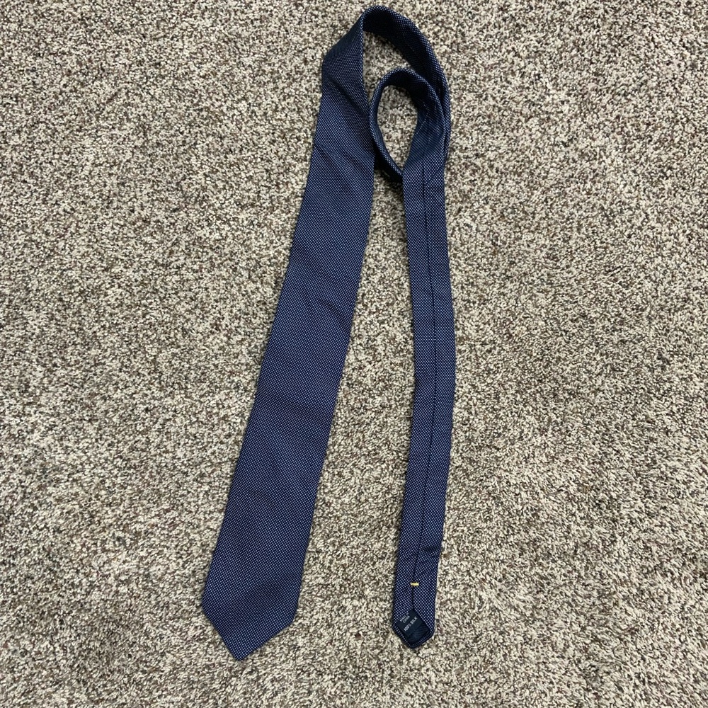 Classic Navy Blue Men's Tie